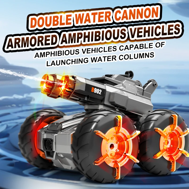 Rc Hobby Toucan - Mainan Tank RC Amfibi 2.4G Dual