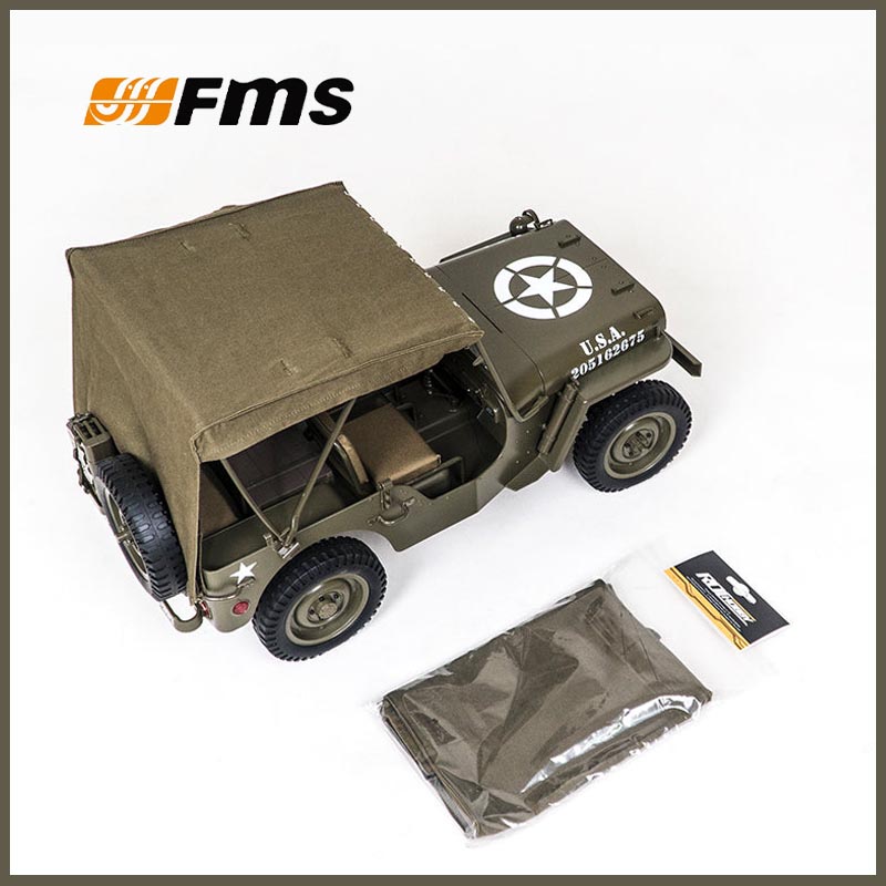 Rc Hobby Rc - FMS 1/12 C1167 Atap Kanvas Untuk