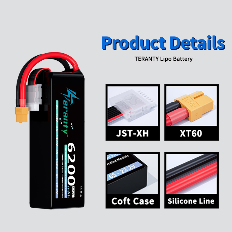 Baterai Lipo TERANTY 6S 6200mA - Rc Hobby Land ulasan dan harga