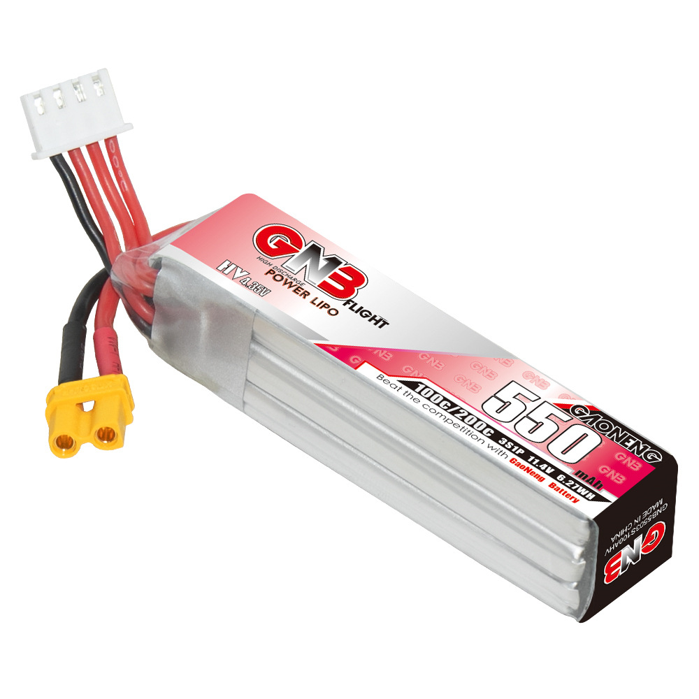 GNB HV 11.4V 550MAh 100C/200C  - Fpv Racing Quadcopter ulasan dan harga