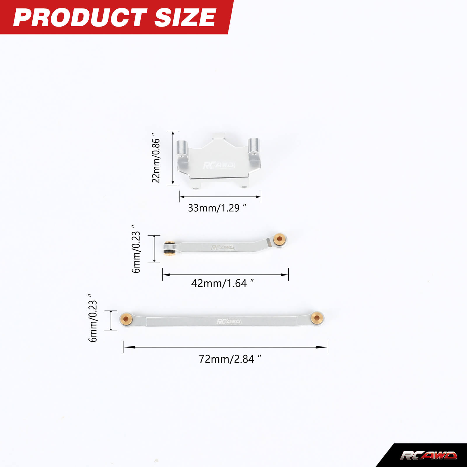 RCAWD logam campuran CR18P Ser - Rc Hobby Warehouse ulasan dan harga