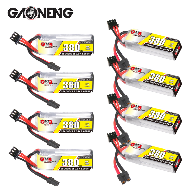 Baterai Lipo GNB 2S 7.6V 380mA - Fpv Racing Quadcopter ulasan dan harga