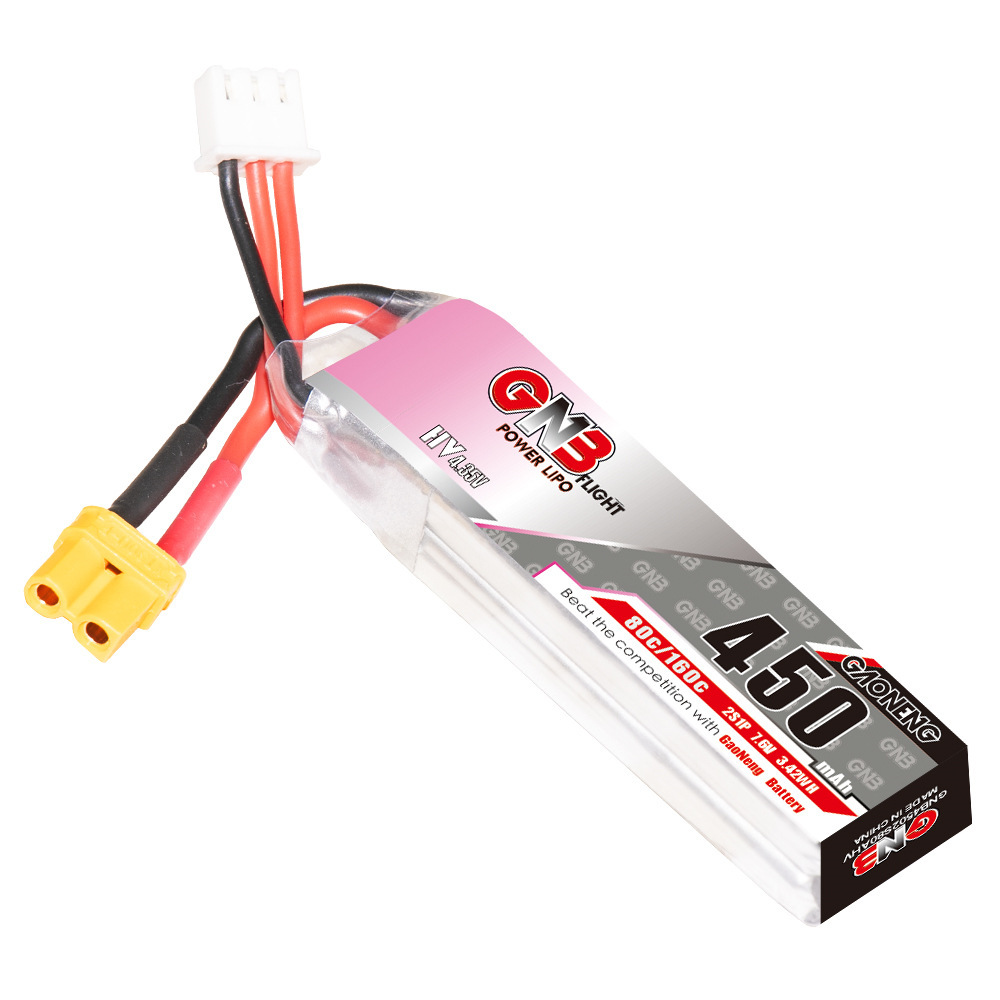 GNB baterai LiPo HV 2S 7.6V 45 - Fpv Racing Quadcopter ulasan dan harga